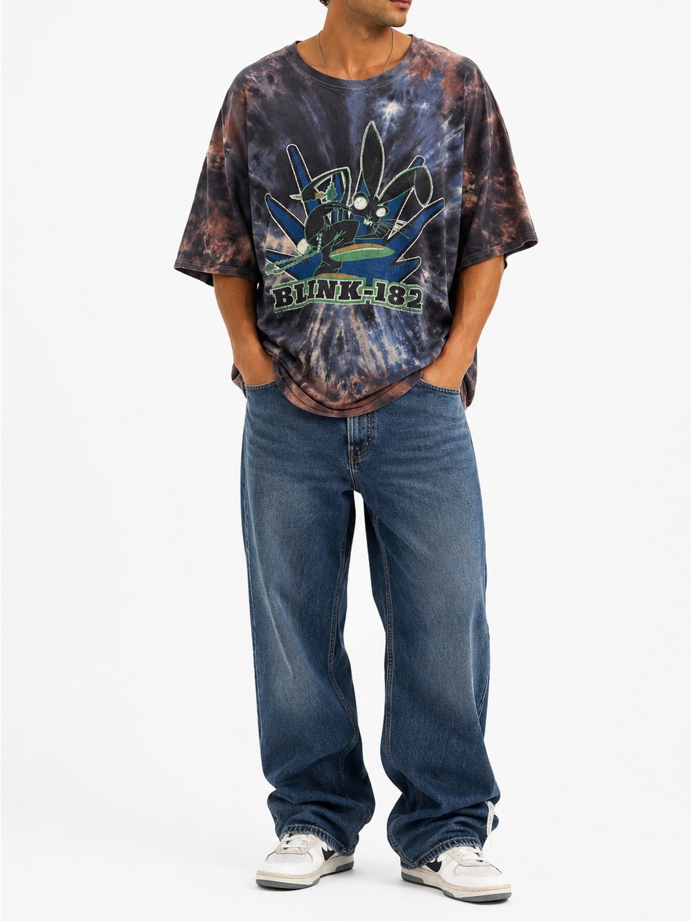Blink 182 T-Shirt Tie Dye Oversized Fit Small Medium